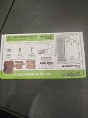 Solar Power Bank Jackpak PB20KS/flashlight – 5180428 Quickjak lightweight