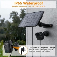 4 Pack Solar Panel for Blink Outdoor 2K+/4(4th Gen)/Outdoor(3rd Gen) XT3 |