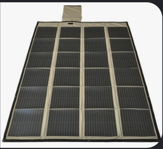 Foldable Portable Flexible Solar Panel By PowerFilm 3C-Desert Camp