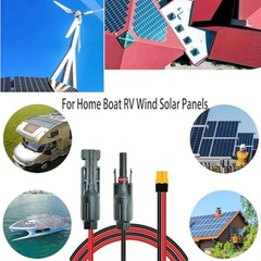 Solar to XT60 Cable 10AWG 10FT Charge Extension Cable, Solar 10FT 10AWG