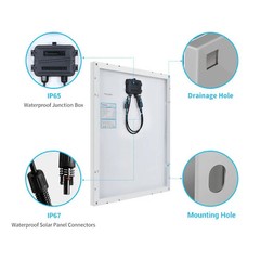 Renogy RNG-50D-SS 50W Solar Panel for Compact Design