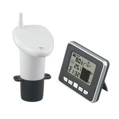 Efficient water tank level gauge with accurate indoor temperature monitoring