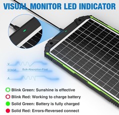 25W 12V Solar Battery Charger Maintainer MPPT