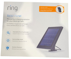 LOT OF 2 Ring Solar Panel for Stick Up Cam Unused, New Open Box Micro USB Black