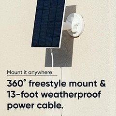 Outdoor Solar Panel – 2.5W Protection for Cam Outdoor V1/V2 & Battery Cameras