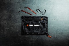Dark Energy Spectre 18W Solar Panel Accessory Kit Stakes Carabiners Carry Bag