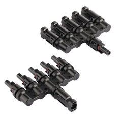 1 Female to 5 Male Solar T Branch Parallel Connector Solar Panel Cable Splitter