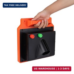 LFGS15 Solar Electric Fence Charger, 24 Hour 5 Miles Solar Charger, Portable 0.1