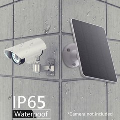 Solar Panel Charger Ring Spotlight Stick Up Camera Doorbell Solar Charger DC/USB