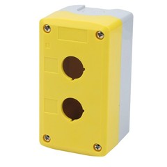 Industrial Push Button Control Box IP65 Waterproof ABS+PC Material Yellow