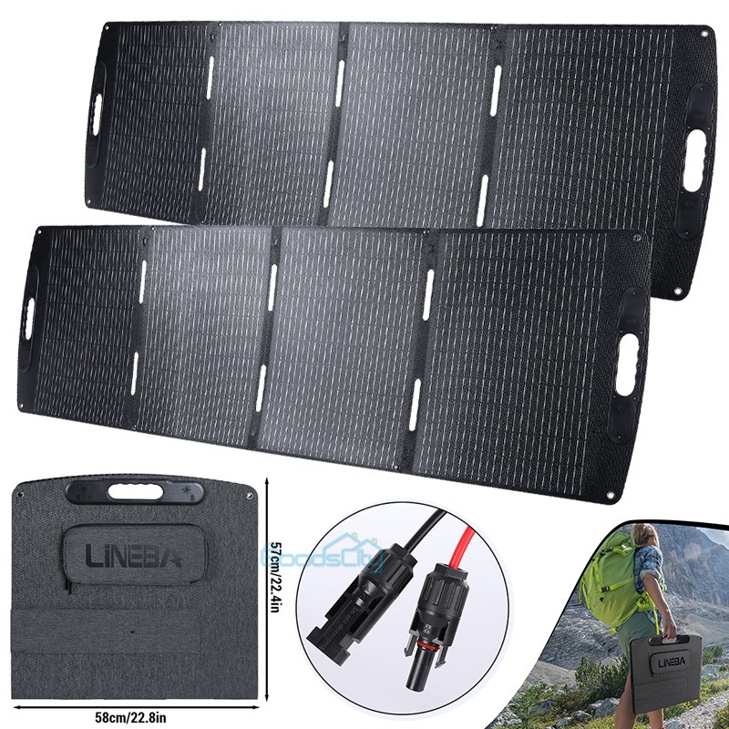 400W 200W Foldable Solar Panel Kit Self-supporting Waterproof for Power Station