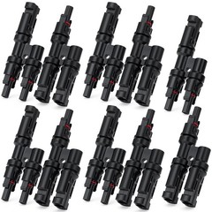 5 Pairs Solar Branch Connectors Y Connector for Parallel Connection Between S…