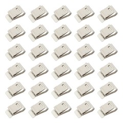 30Pcs Solar Panel Wire Clamps Stainless Steel Cable Clips for Easy Cable Fixing