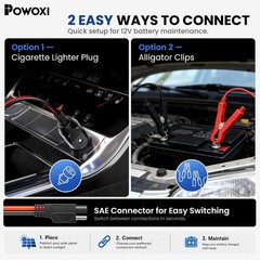 7.5W Waterproof Solar Battery Charger for Cars, RVs, Boats – Smart & Safe