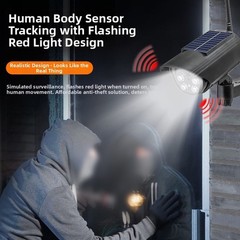 Realistic Looking Solar Simulation Camera with Motion Detection and Red Light