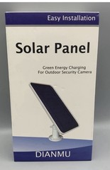 DIANMU Solar Panel Charger for Security Cameras USB-C – New Open Box