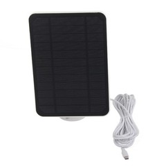 White 4W 5V Solar Panel For For Ring For Blink Security Camera IP65ˇ