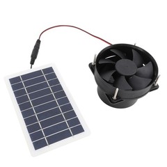 Portable 10W Solar Panel Powered Fan Kit For Outdoor Activities Popular