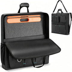 Solar Panel Storage Bag for 2 Panels, Padded Travel Carrying Case Compatible wit