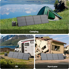 Portable Solar Panel 220W 40V Monocrystalline Foldable Solar Panels Charger Powe