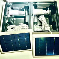 Wasserstein Solar Panel 2-Pack for WYZE Cam Outdoor V2/Pro White Weatherproof