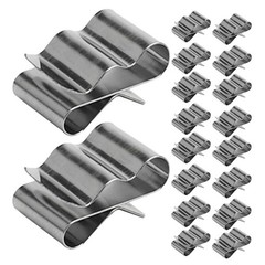 30 Pcs Photovoltaic Cable Clips Stainless Steel Wire Clamp For Solar Panel