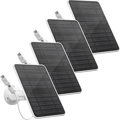 Solar Panel for Security Camera, 5W Solar Panel Charger Compatible with Eufycam