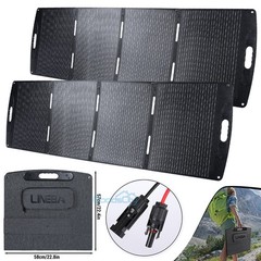 200W 400W Foldable Solar Panel ETFE Solar Charger for RV Camping Home,Easy Carry