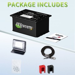 36V 105Ah Lithium LiFePO4 Golf Cart Battery 15000+ Cycles 200A BMS W/20A Charger