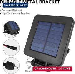 6V Solar Panel for Deer Feeder, Waterproof Battery Charger Maintainer | Efficien