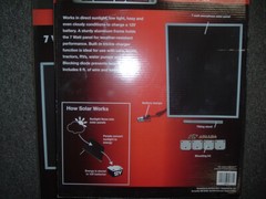 WEL-BILT 7 Watt Amorphous Solar Panel, Battery Clamps, Mounting Kit, For 12 Volt