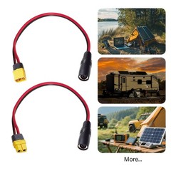 Power Cord Dc8020 Female 30Cm 14Awg For Power Station Remote Vehicle