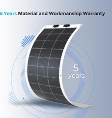 100W Flexible Solar Panel – Ultra Lightweight 12V Off-Grid Charger for RVs & …