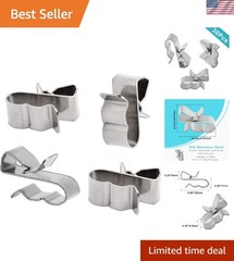 30pcs Stainless Steel Solar Panel Cable Clips – 0.85” / 22mm Clips for Trailers