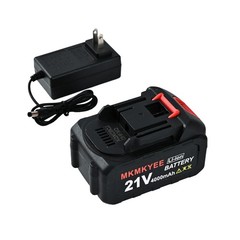 21V Lithium Battery and Charger Cord, 4.0 Ah Battery with Charger Adapter Led…