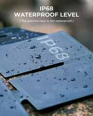 Ultra-Light 25W Waterproof Solar Charger with USB-A/C Ports for Travel & Camping