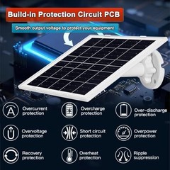8W/5V Solar Panel,Faster Than 5W/5V Charging,IP65 Waterproof,Suitable 8 Watt