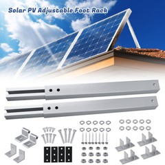 5Pair Solar Panel Tilt Mount Brackets Ground Wall Roof Boat Adjustable Angle RV