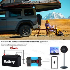 6000W Solar System DC12V to 110V/220V Off-Grid Inverter System 100A ControllerXz