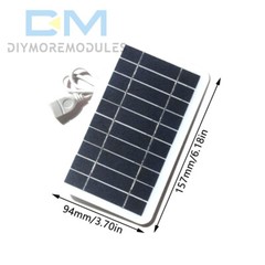 5V 2W Solar Panel Output USB Outdoor Portable Solar System Mobile Phone Charger