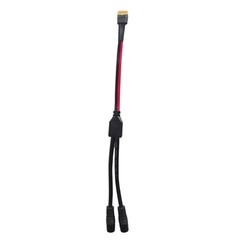XT60 Female to Double DC8mm 7.9×0.9mm Cable 12AWG Extension for Solar Generator