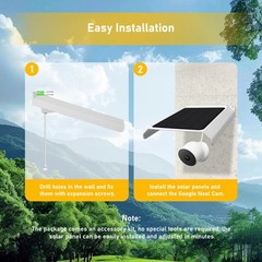 Rhorawill solar panel for Google Nest Camera