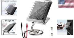 6V Waterproof Solar Panel Battery Charger for Efficient Deer Feeder Power
