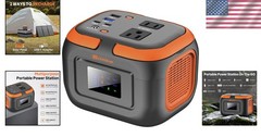 120W Portable Power Station: Reliable Power Bank with AC Outlet for Adventures