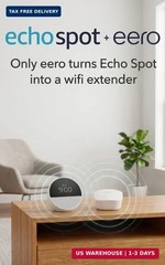 Amazon Echo Spot (newest model), Great for nightstands, offices and kitchens, Sm