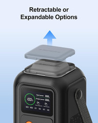 Asperx Portable Power Station, 192Wh Lifepo4 Battery with 200W Output, Dual 140W