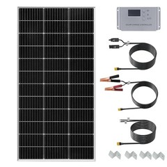 120 Watt 12Volt Solar Panel Starter Kit Monocrystalline Module 120W solar kit