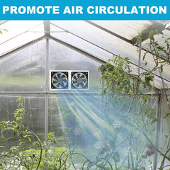 Solar Fan for Shed, 10W Chicken Coop Solar Panel Fan, Solar Greenhouse Fan with