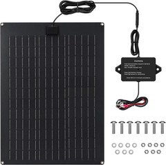 Solar Battery Charger Maintainer, 20W Solar Panel Kit for Dump Trailer Built-In