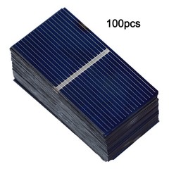 For Solar Panel Array Pack of 100 Polycrystalline Silicon Cells at Low Voltage